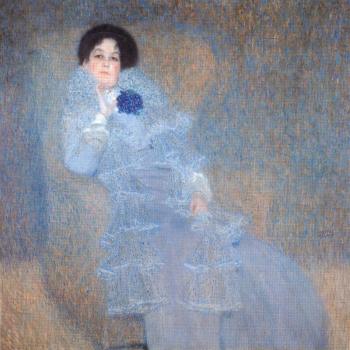 Gustav Klimt : Portrait of Marie Henneberg